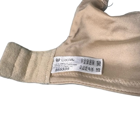 Wacoal Surreal Comfort Underwire Bra 36D Praline 855335 Seamless Full Coverage - Picture 10 of 11